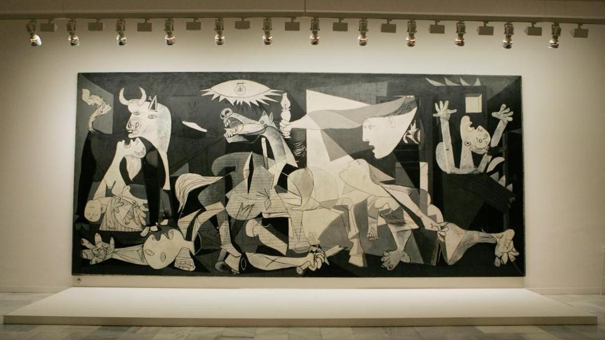 El ‘Guernica’ de Pablo Picasso en el Museo Reina Sofía de Madrid.
