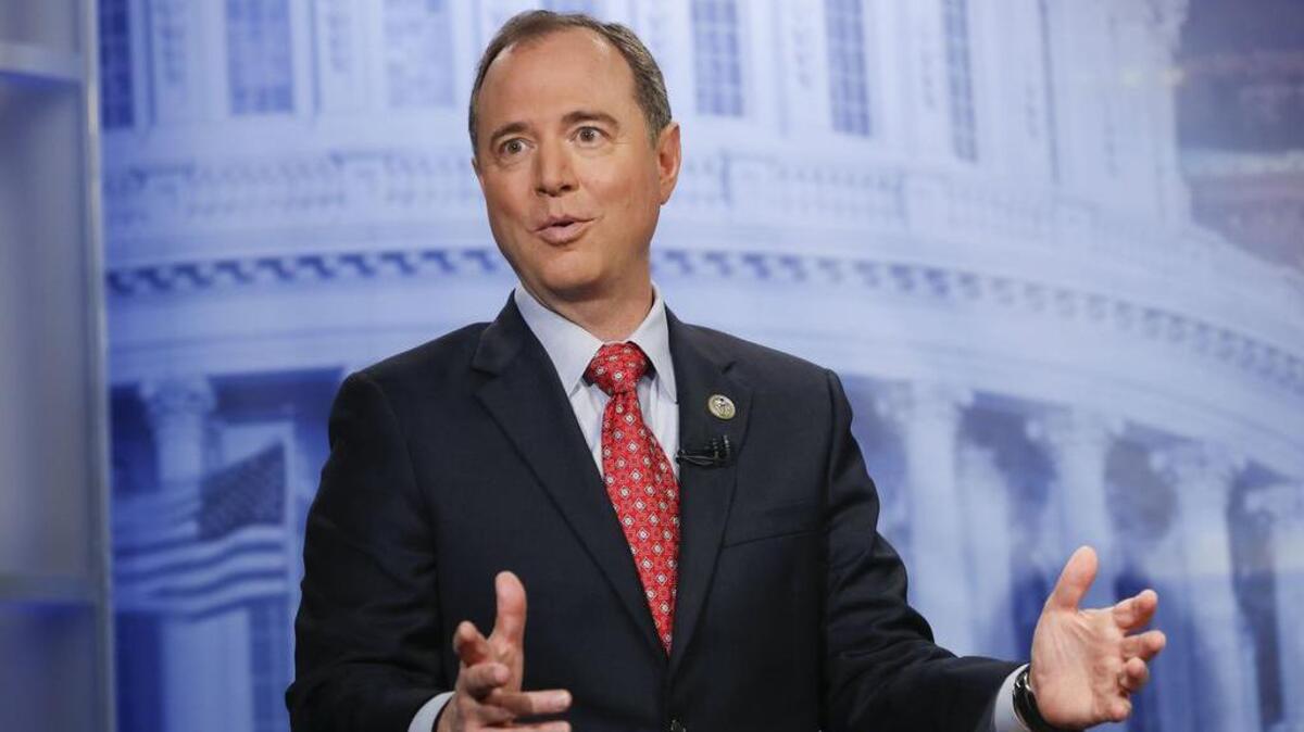 El congresista demócrata Adam Schiff (California), en una entrevista en 2017.