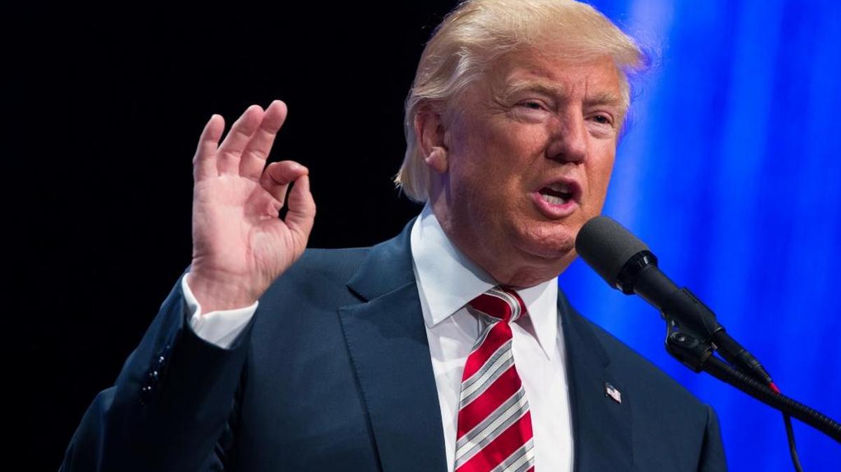 El candidato republicano Donald Trump en Pittsburgh, el 22 de septiembre.