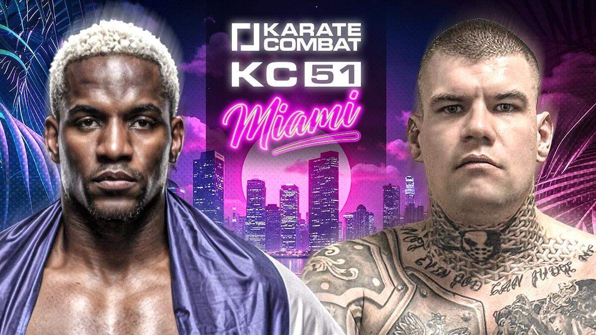 El cubano Robelis Despaigne (izq.) enfrentará a Dominik Jedrzejczyk para iniciar su camino en Karate Combat, pero sin olvidar que también firmó un contrato con Global Fighters League.