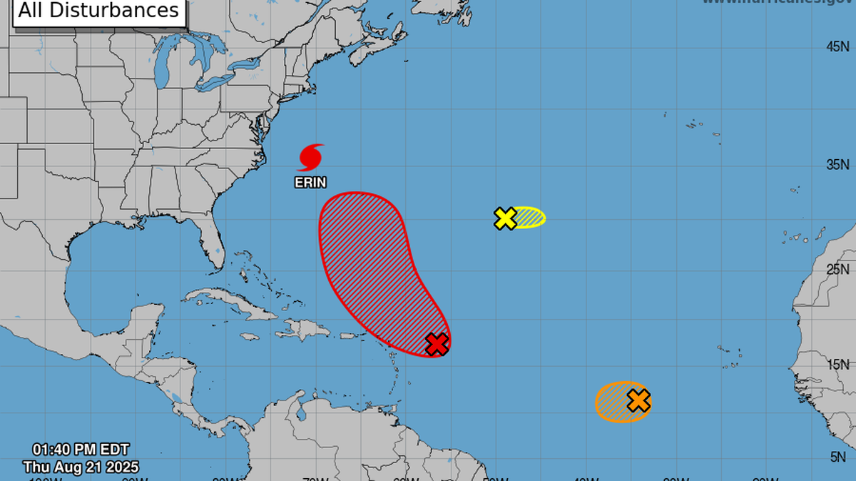 El sistema denominado AL90 por el NHC probablemente se forme en depresión tropical o tormenta este fin de semana cerca de las de las Islas de Sotavento.