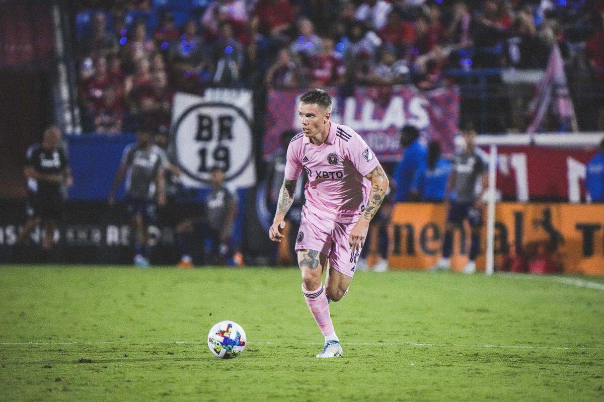 El atacante finés del Inter Miami Robert Taylor tras una gran jugada personal sirvió el gol del empate 1-1 ante Dallas.