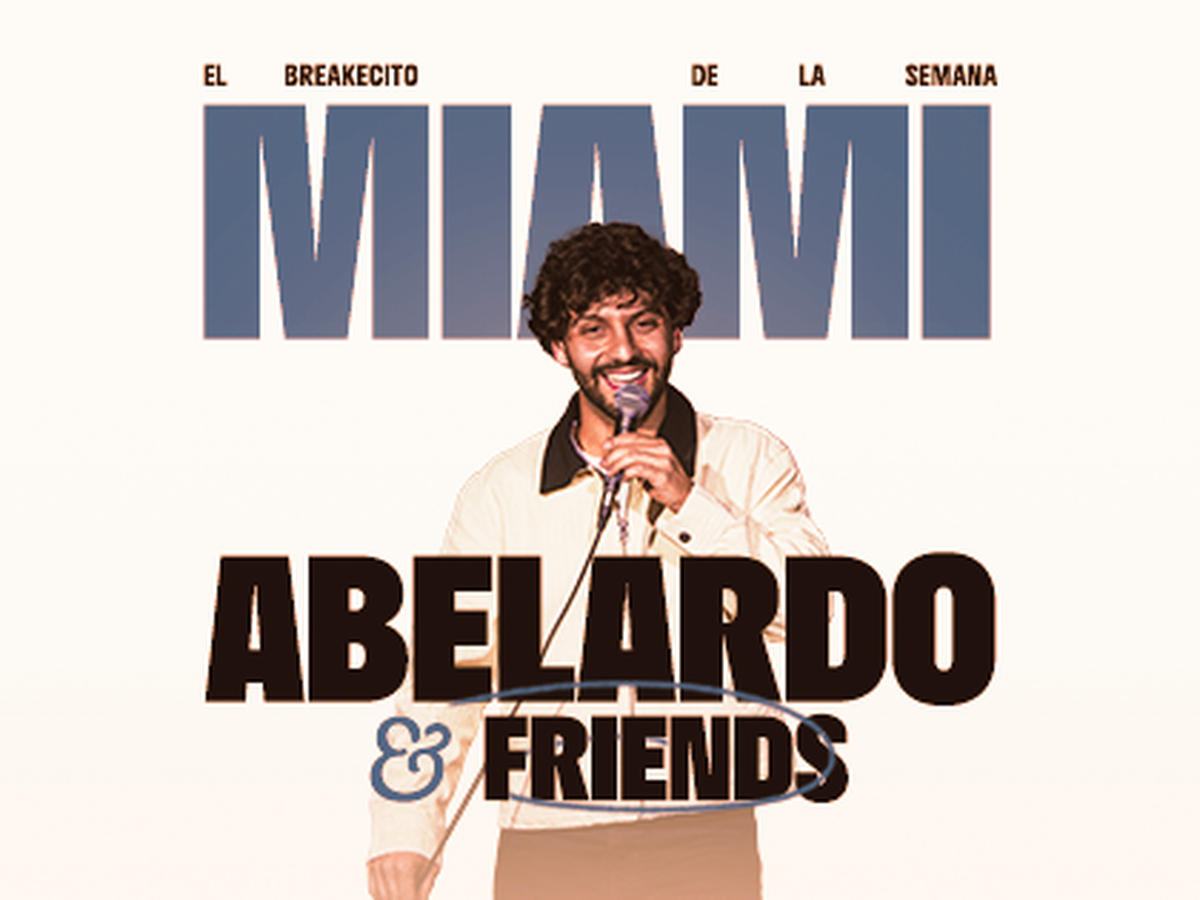 ‘El breakecito de la semana’ con el comediante venezolano Abelardo en el Teatro Trail.