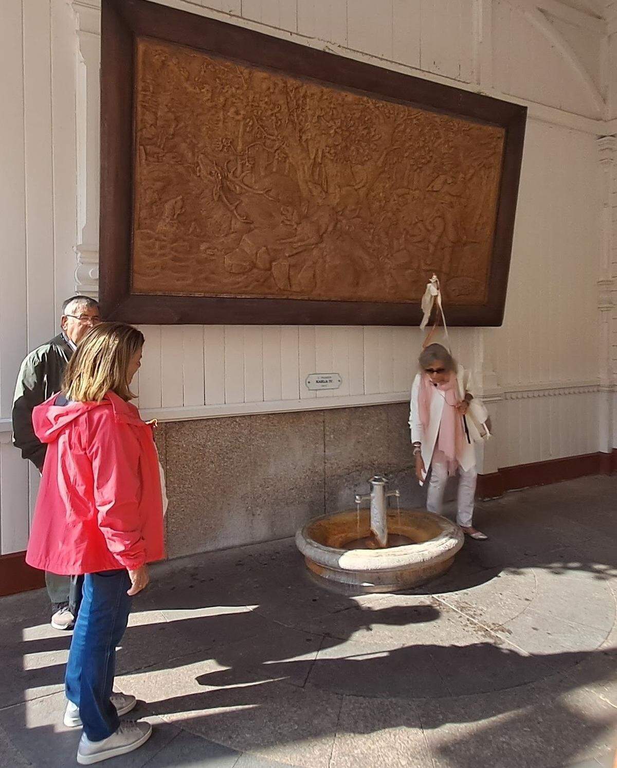 La fuente termal que debe su nombre al rey Carlos IV, nombre que dio a la población Baños de Carlos.