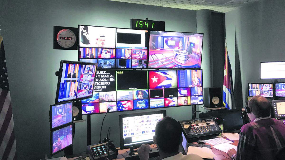 Los estudios de TV Martí, en Doral, Florida. Archivo.