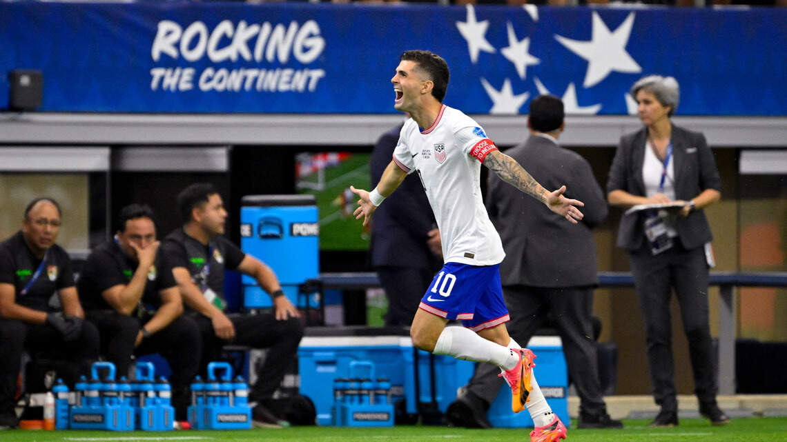 Con un Pulisic brillante, Estados Unidos debuta por la puerta ancha en la Copa América