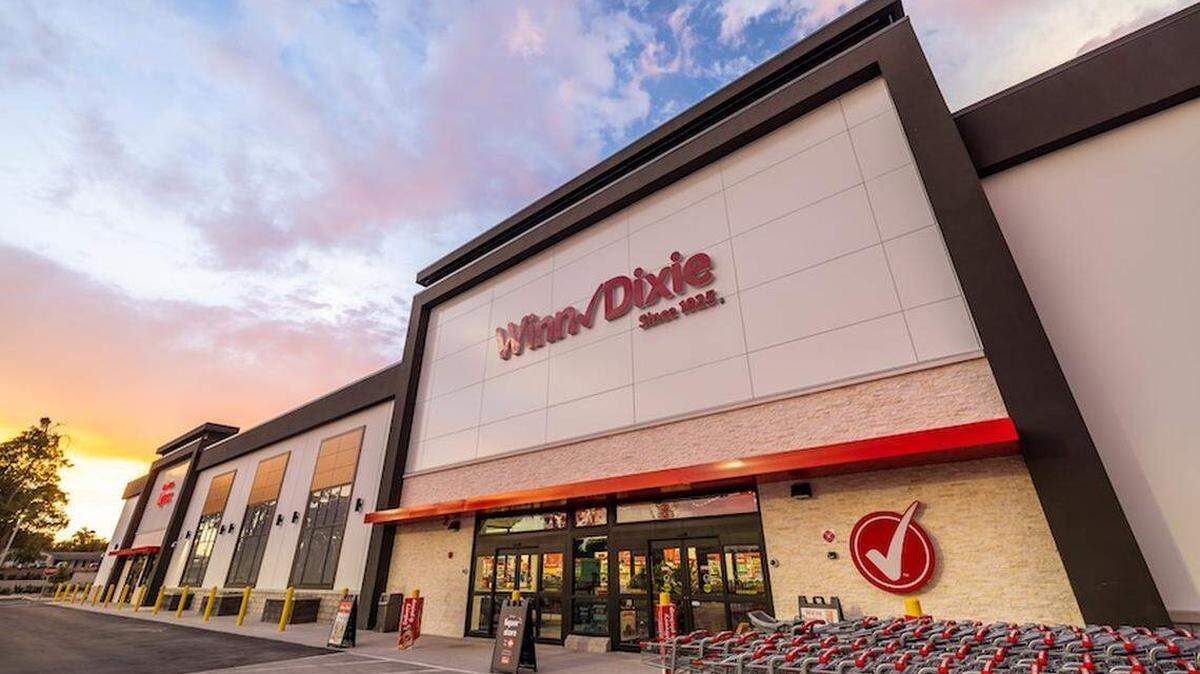 Una tienda Winn-Dixie. La cadena de supermercados, con 100 años de historia, planea enfocarse principalmente en su estado natal, Florida, según anunció la compañía en el último trimestre de 2025.