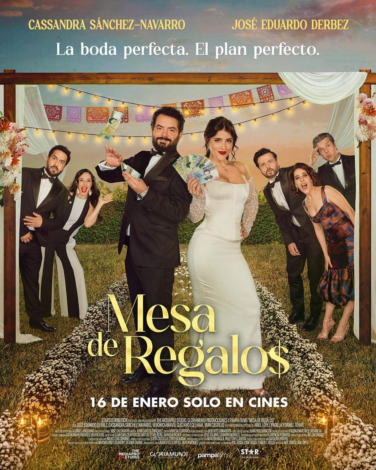 En Hulu Latino la película mexicana ‘Mesa de regalos’ (2025) con Cassandra Sánchez Navarro y José Eduardo Derbez.