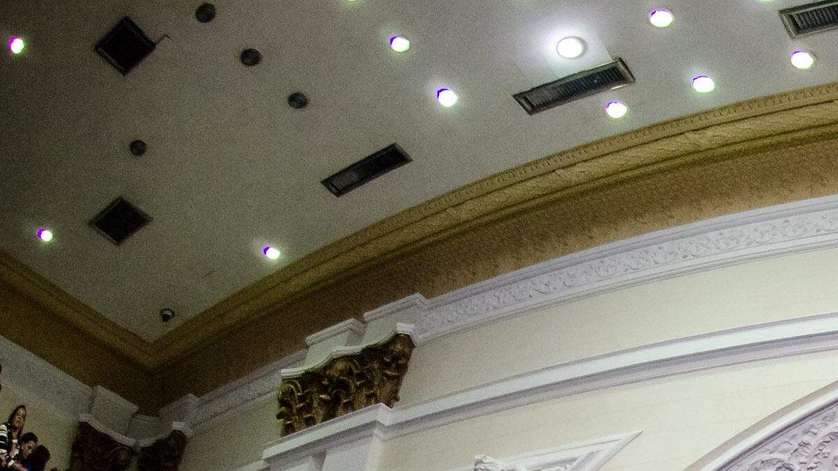 Vista general del hemiciclo de la Asamblea Nacional durante la instalación de la Asamblea Nacional de Venezuela hoy, martes 5 de enero de 2016, en Caracas (Venezuela). En el interior del Hemiciclo del Parlamento fueron retirados los cuadros del prócer independentista Simón Bolívar y del fallecido presidente Hugo Chávez. 