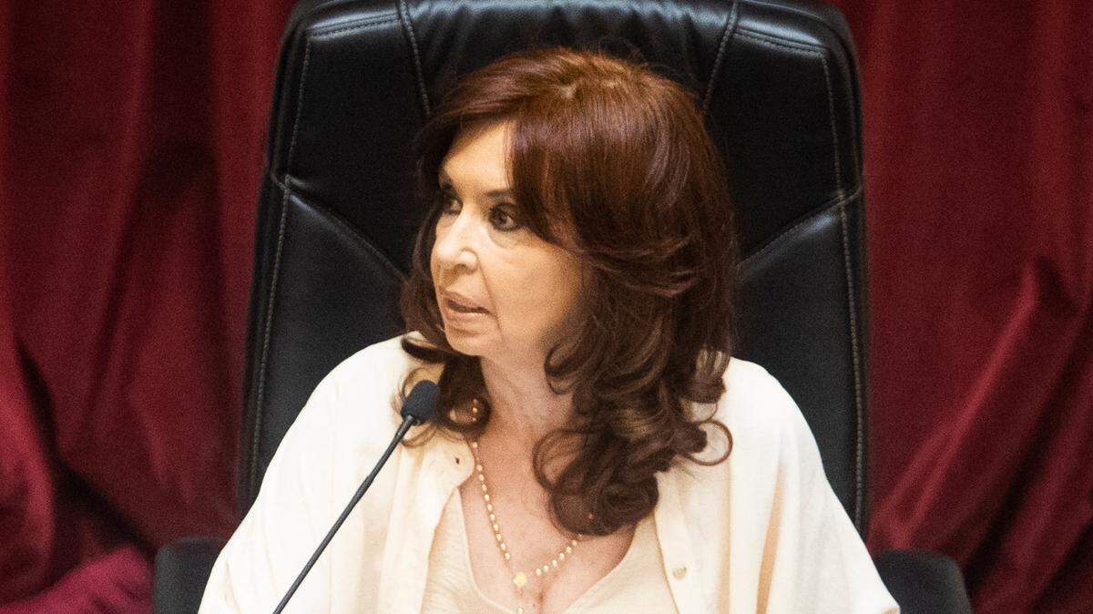 Cristina Fernández de Kirchner en el Congreso Nacional en Buenos Aires, Argentina, el 17 de marzo de 2022. 