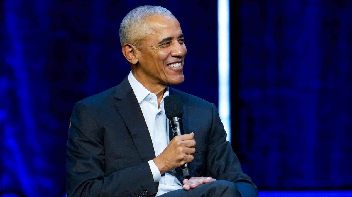 El ex presidente de EEUU, Barack Obama, participa en el evento “Una conversación con Barack Obama” en el Oslo Spektrum, el 12 de mayo de 2025.