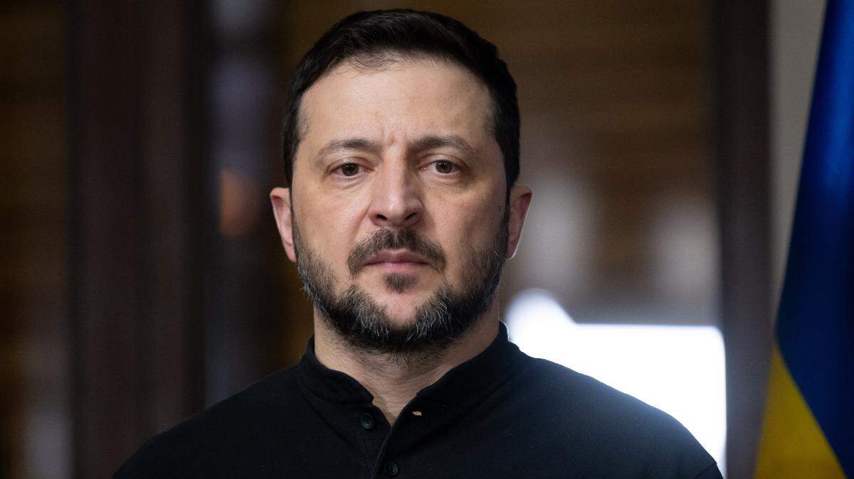  Volodímir Zelenski, presidente de Ucrania el 15 de febrero de 2025, en Baviera, Múnich.
