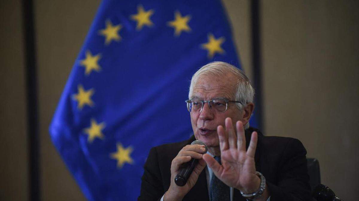Josep Borrell, alto representante de la Unión Europea para Asuntos Exteriores y Política