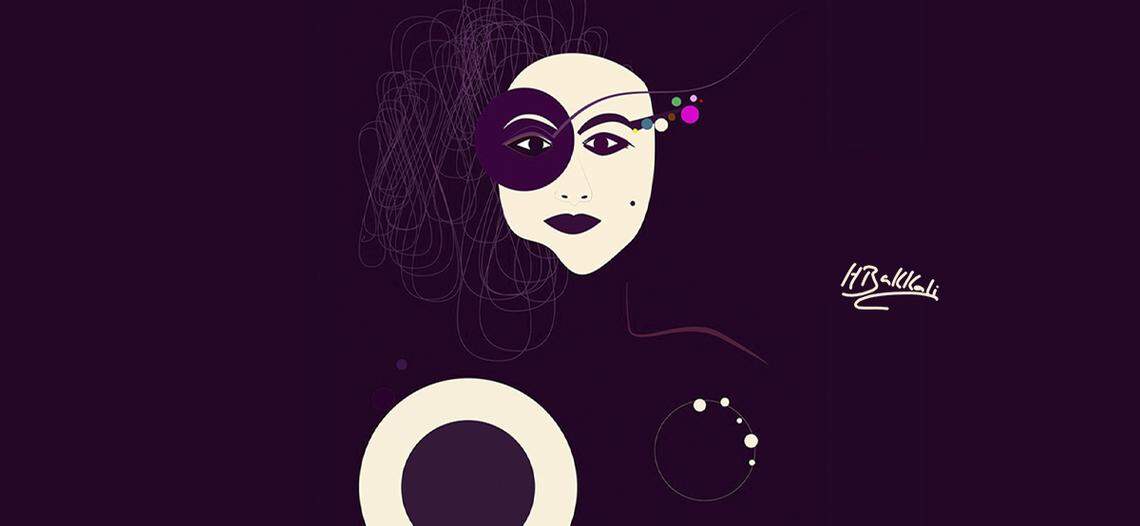 Un eje conceptual central del arte de Bakkali es la representación de la figura femenina —un homenaje a su madre y al empoderamiento de la mujer.