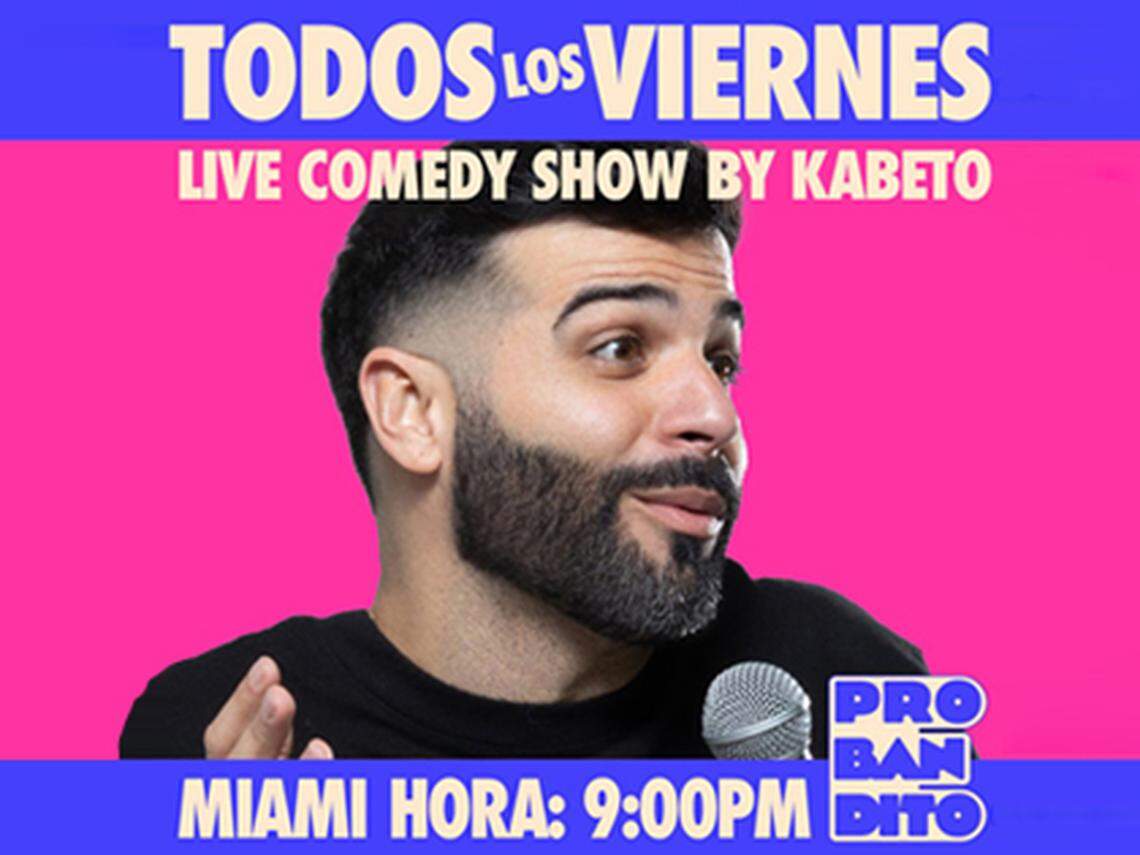 El comediante Kabeto con “Probanditoe” todos los viernes en el Teatro Trail.