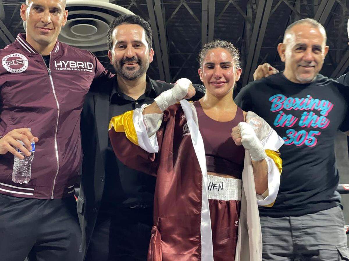 Stefi Coen se ha dedicado al boxeo y su meta es llegar tan lejos como sea posible, como lo demostró al vencer por decisión unánime a la mexicana Karla Valenzuela Garcia.