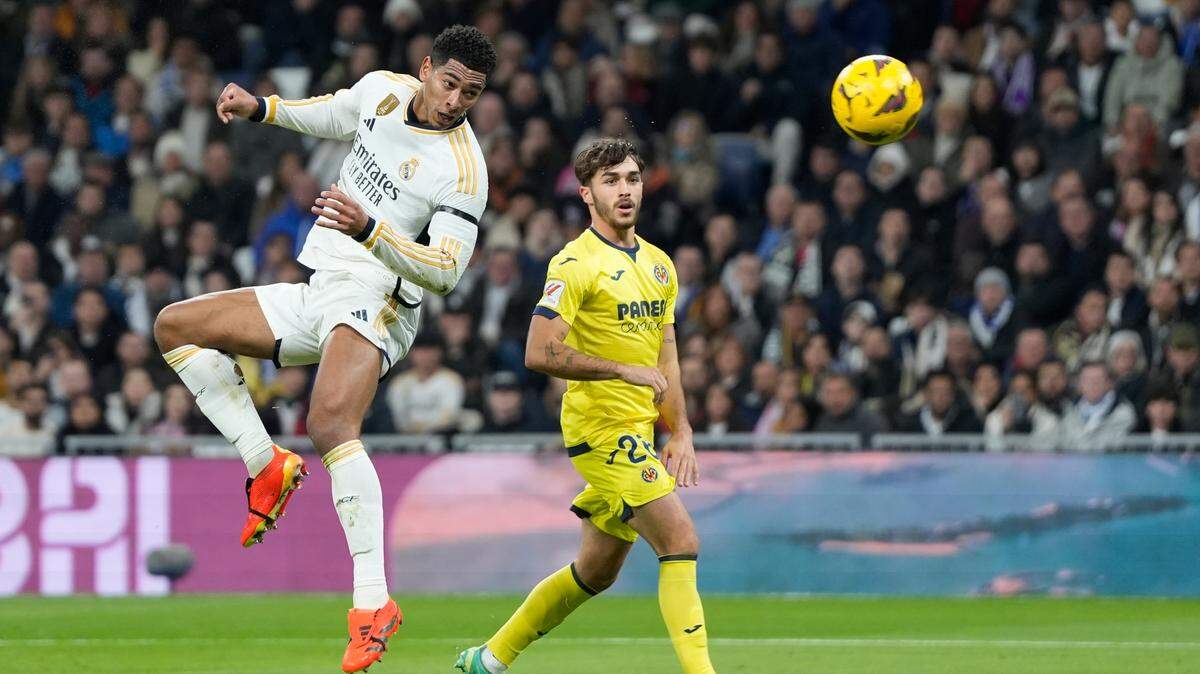  El Real Madrid recuperó el domingo la cima de la Liga española tras golear en casa 4-1 al Villarreal con una nueva exhibición de Jude Bellingham.