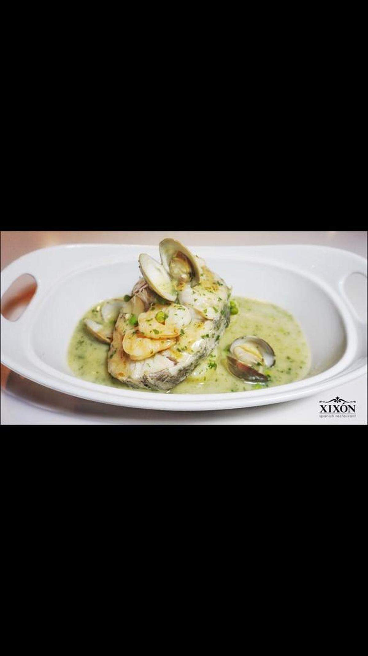 Merluza en salsa verde.