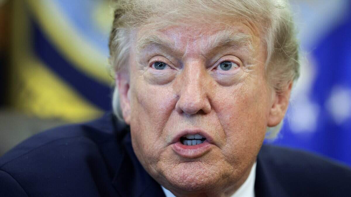 WASHINGTON, DC - JUNE 29: U.S. President Donald Trump talks to reporters after signing an executive order dealing with automobile repairs with Environmental Protection Agency Administrator Lee Zeldin in the Oval Office at the White House on June 29, 2026 in Washington, DC. Trump followed up the signing by answering questions about the SAVE America Act.  (Photo by Alex Wong/Getty Images)
