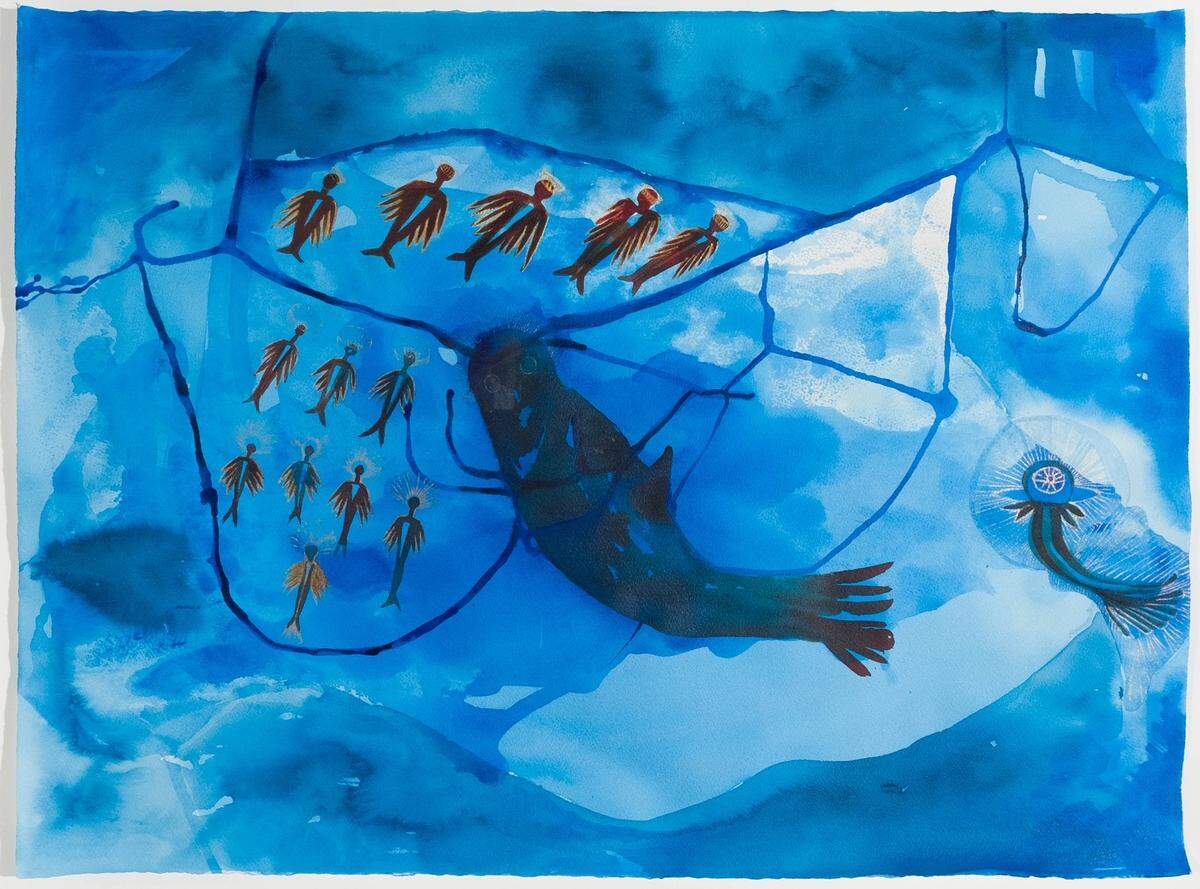“Floating Between Temperature Zones”, 2019, de María Magdalena Campos Pons, Parte de la exhibición “In the Mind’s Eye: Landscapes of Cuba” en el Frost Museum of Art FIU.