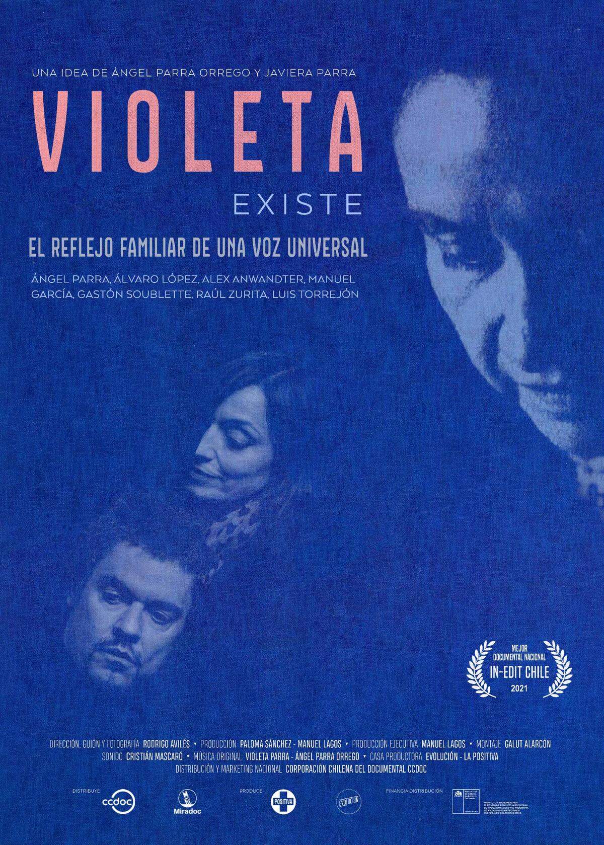 Afiche del documental ‘Violeta existe’.
