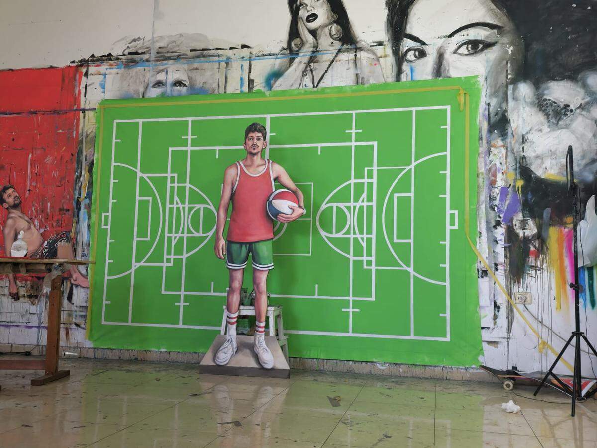 ‘The Name of the Game’, 2022, de Maritin y Sicilia, en Artizar Gallery, Feria Pinta.