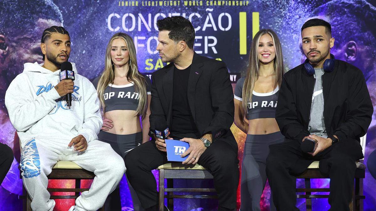 Raymond Muratalla (izq.) enfrenta por la pantalla de ESPN+ y desde el Turning Stone Resort Casino en Verona, Nueva York, al invicto mexicano Jesús “Ricky’’ Pérez (der).