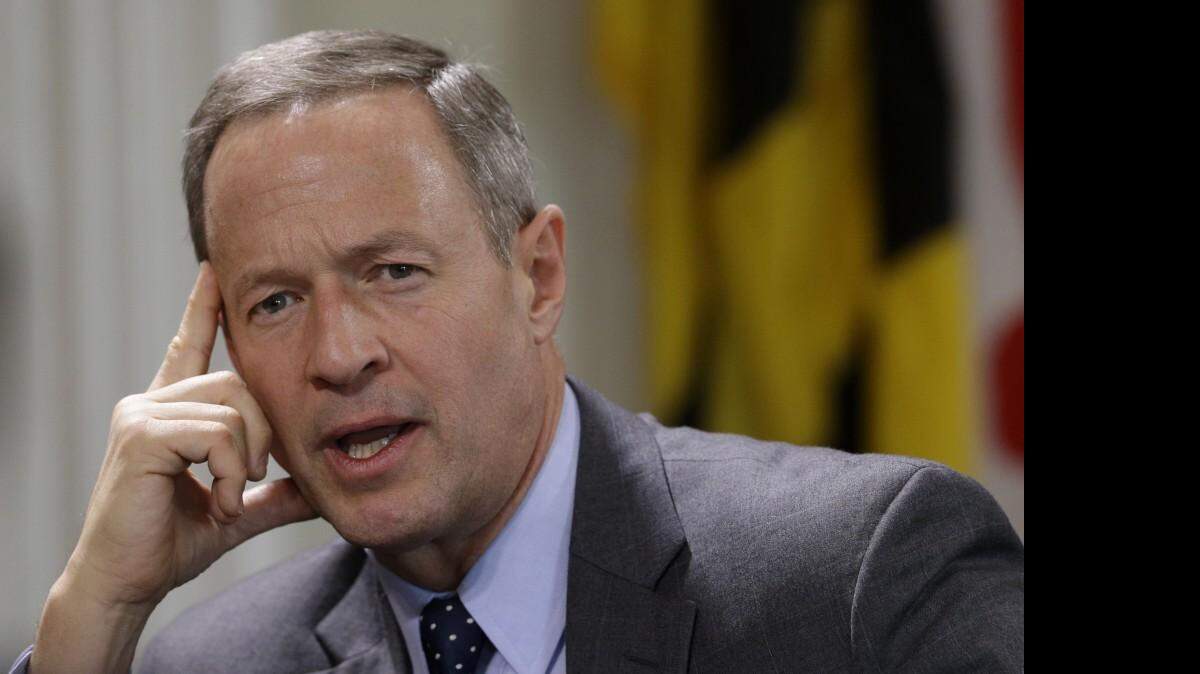 O'Malley, de 52 años, exalcalde de Baltimore (Maryland) y gobernador de este estado entre 2007 y 2015.
