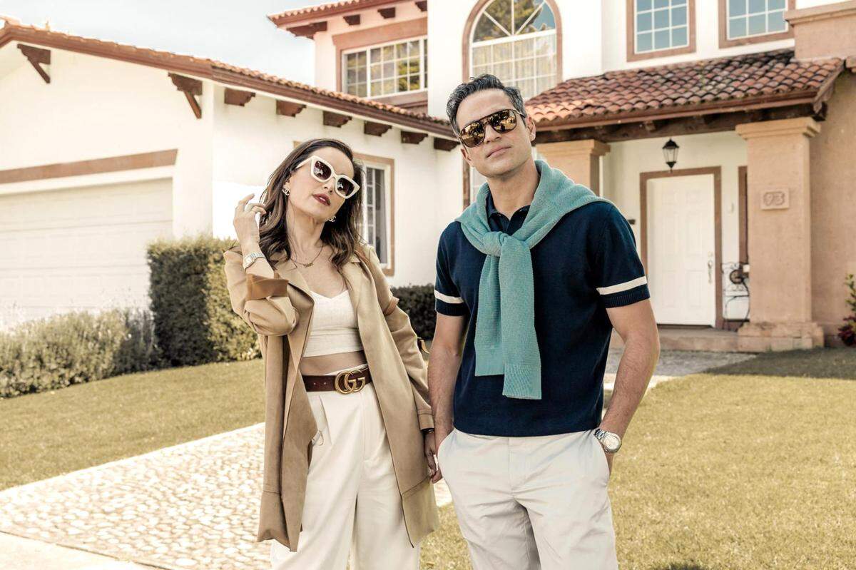 Ana de la Reguera y Alfonso Herrera.