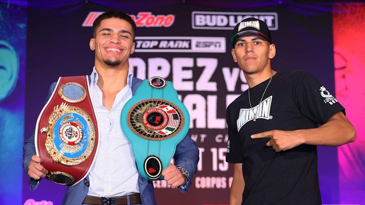 Nadie duda que el futuro del boxeo de Puerto Rico pasa por los puños de Xander Zayas (izq.). Uno de los boxeadores jóvenes más talentosos, regresará a la acción este viernes contra Roberto Valenzuela.