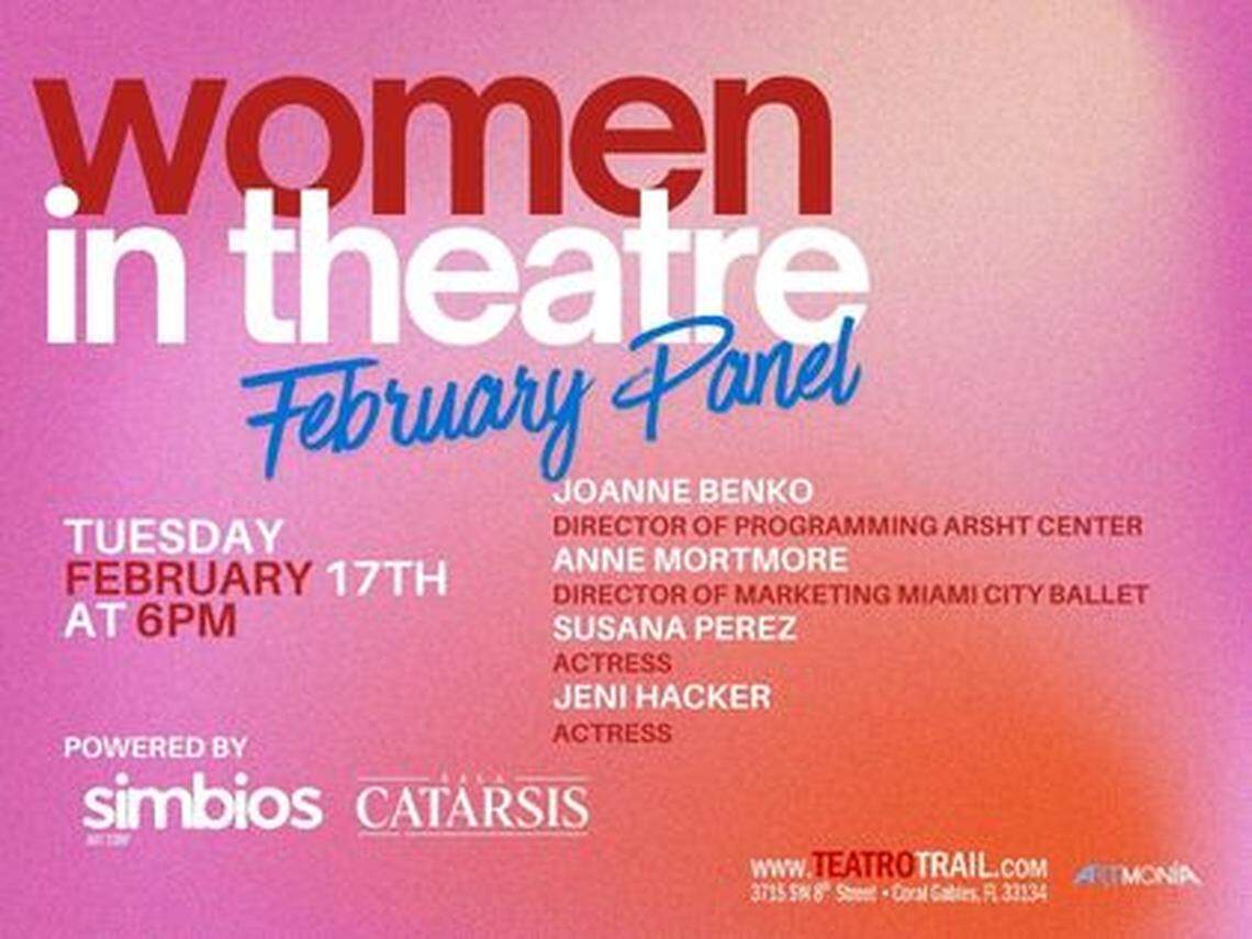 Women in Theatre powered by Simbios Art Corp es una iniciativa que celebra y potencia la voz femenina en las artes escénicas en el teatro Trail.