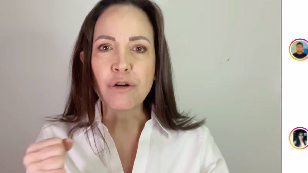 María Corina Machado. Captura de pantalla-Instagram