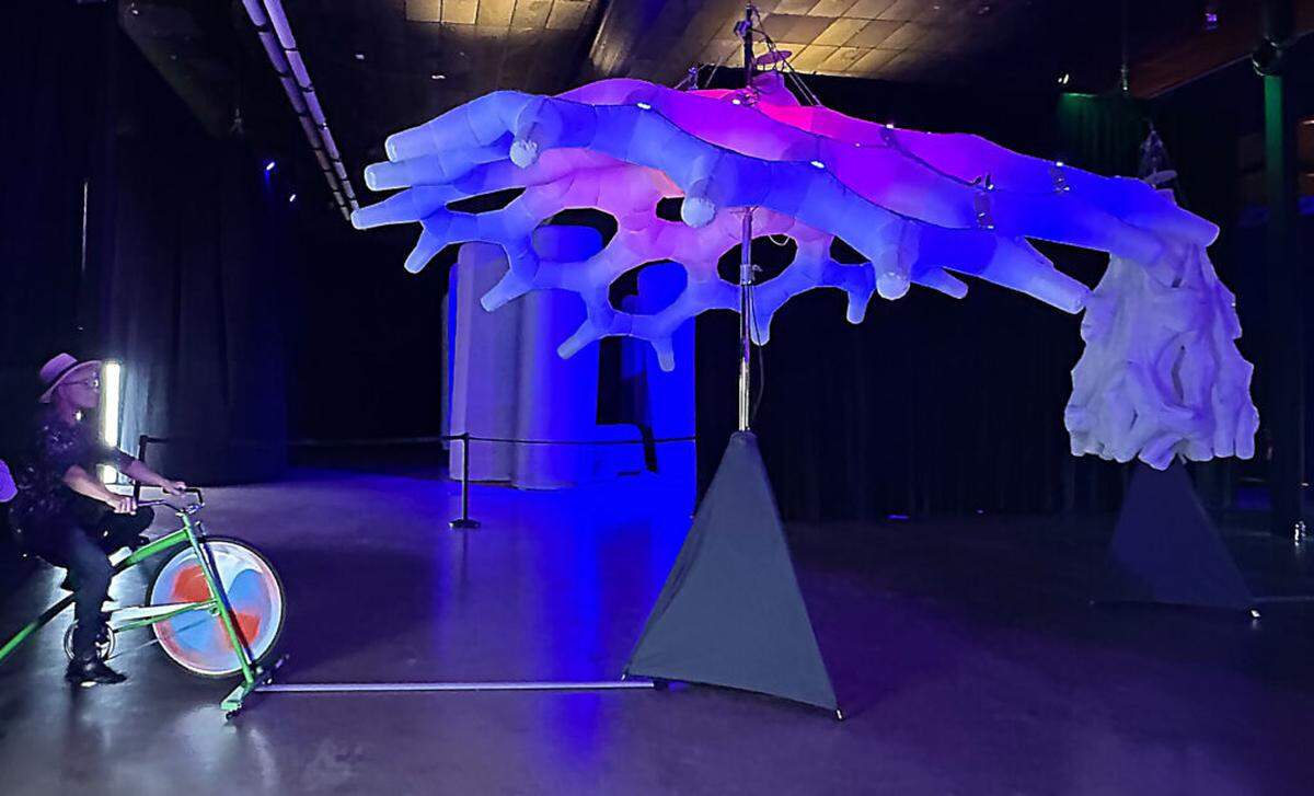 “Canopy” de Pneuhaus y Bike Powered Events, 2019