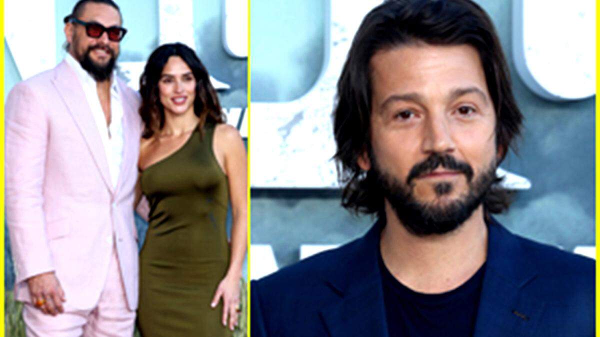 Adria Arjona, Jason Mamoa y Diego Luna.