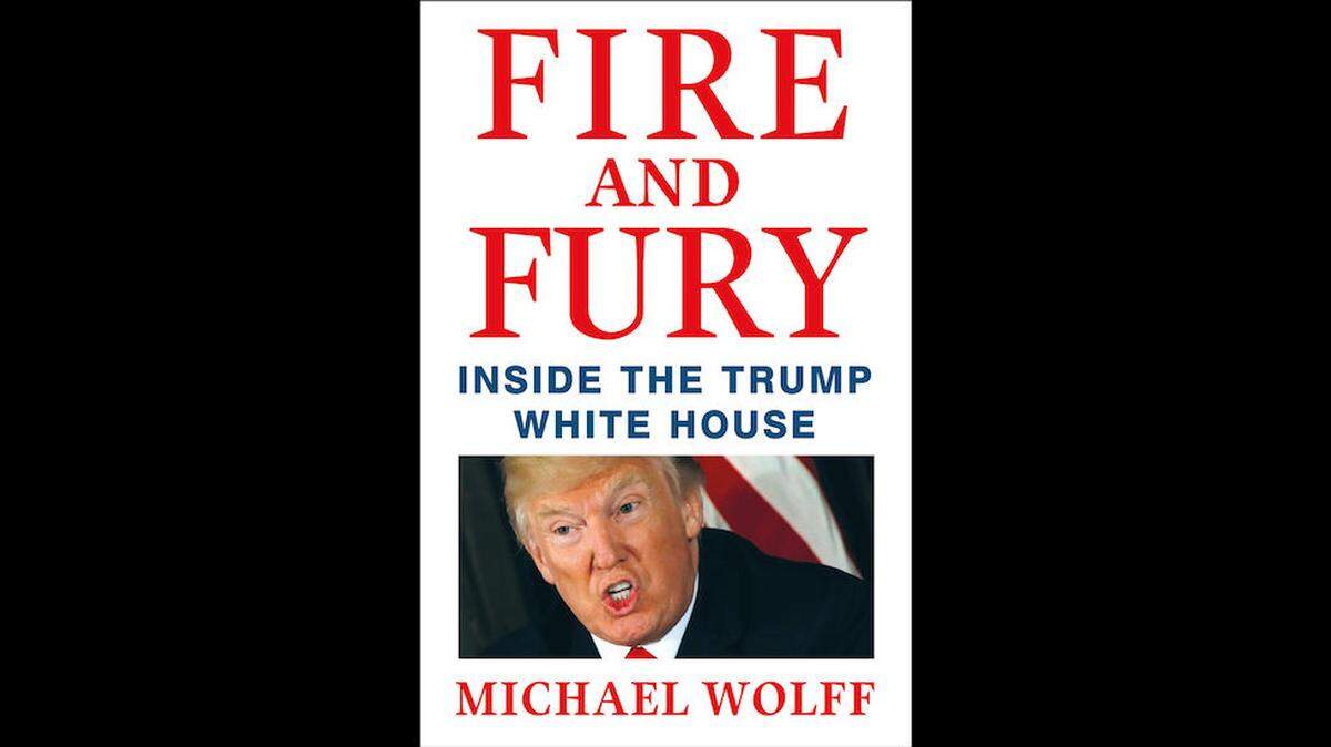 El libro “Fire and Fury” del periodista Michael Wolff.