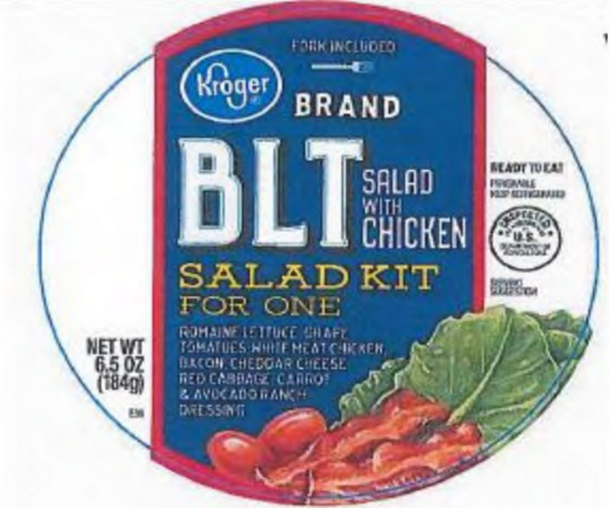 Ensalada de Pollo de la marca Kroger BLT.