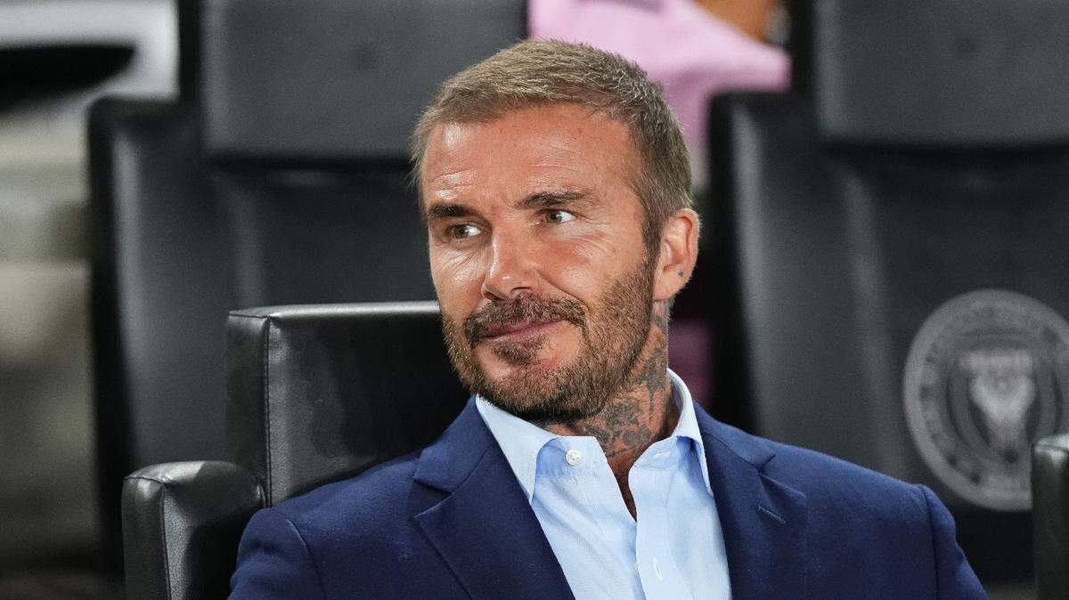 El propietario del Inter Miami, David Beckham, asistió al partido entre el Inter Miami y el Charlotte FC en el DRV PNK Stadium. 