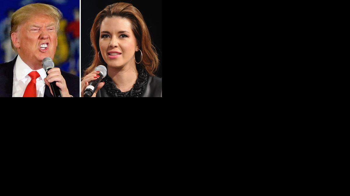 Donald Trump, Alicia Machado. AP/Archivo