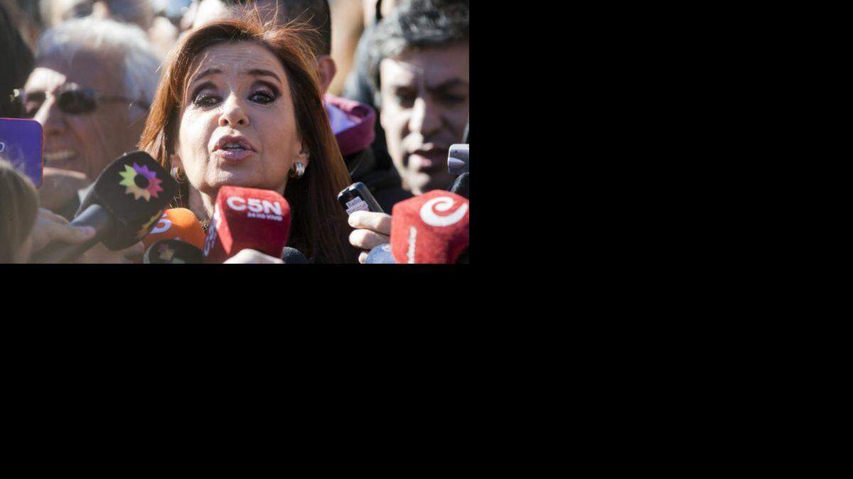La ex presidenta argentina Cristina Fernández de Kirchner. 