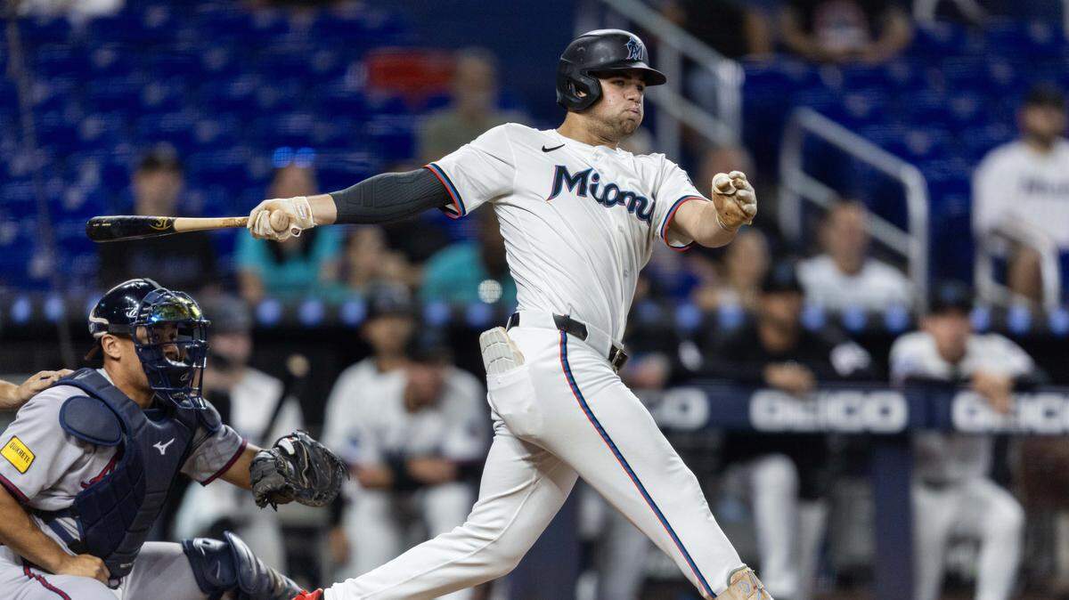 El jardinero Jakob Marsee debutó en agosto y ya se adueñó del béisbol con números de estrella y un récord que lo mete en la historia de los Marlins de Miami.