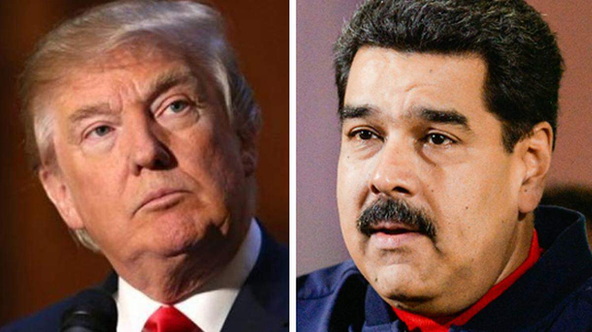 Donald Trump, Nicolás Maduro.