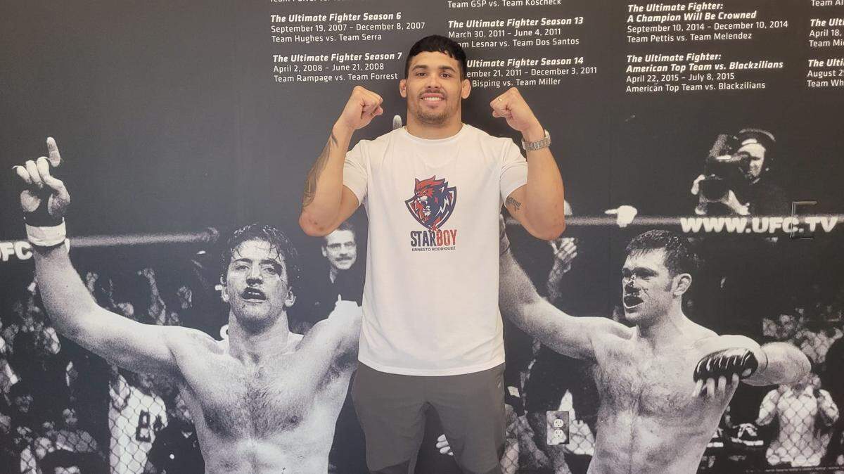 Con un pie adentro de la UFC. Así está Ernesto Rodríguez luego de impresionar a los reclutadores de esta empresa que conformaron el primer llamado para integrarse al nuevo Performance Institute (PI) creado en Ciudad de México.