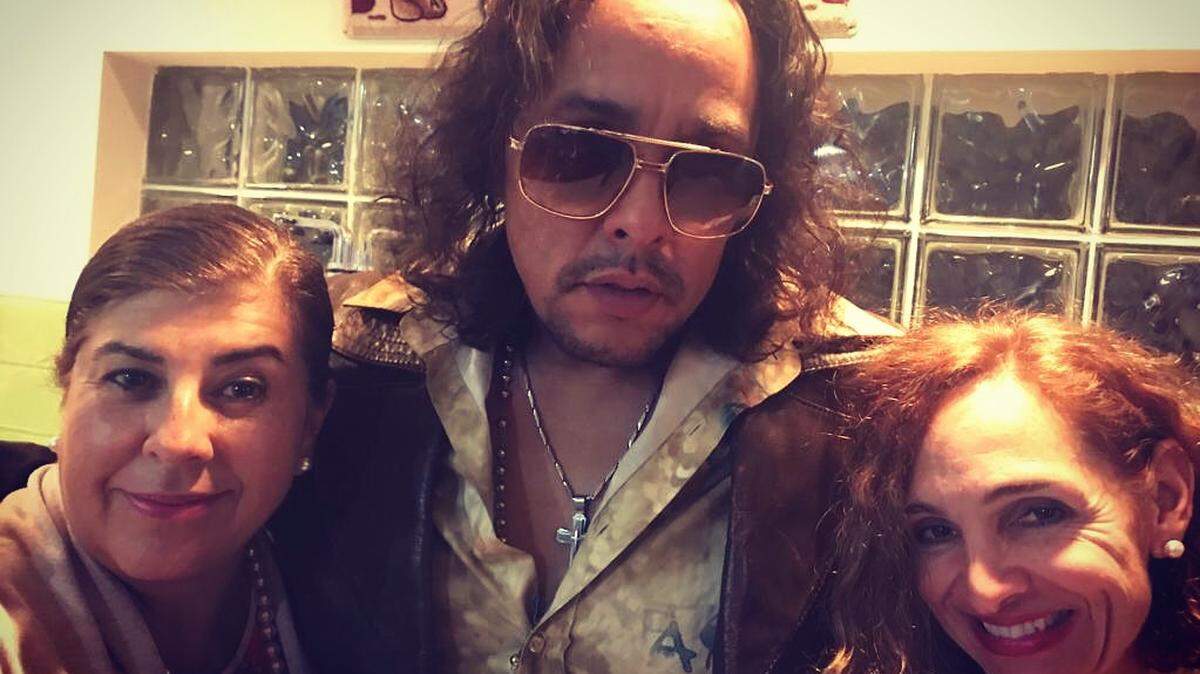 Elenco de ‘El agazapao’ (desde la izq.): Miriam Benard. Isaniel Rojas y Myriam Amanda.