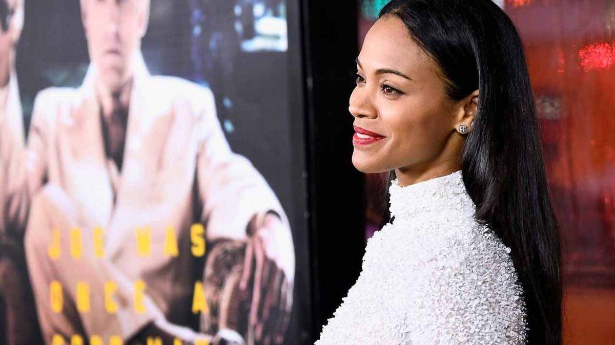 Zoe Saldana. Foto de archivo.