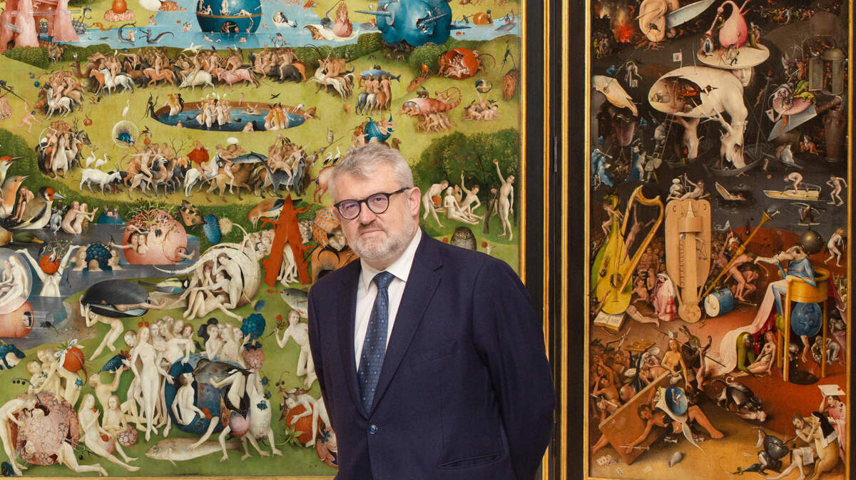 Miguel Falomir, director del Museo Del Prado, nombrado hace ahora 5 años, aunque lleva trabajando en el museo más de 25 en una foto del 2019.