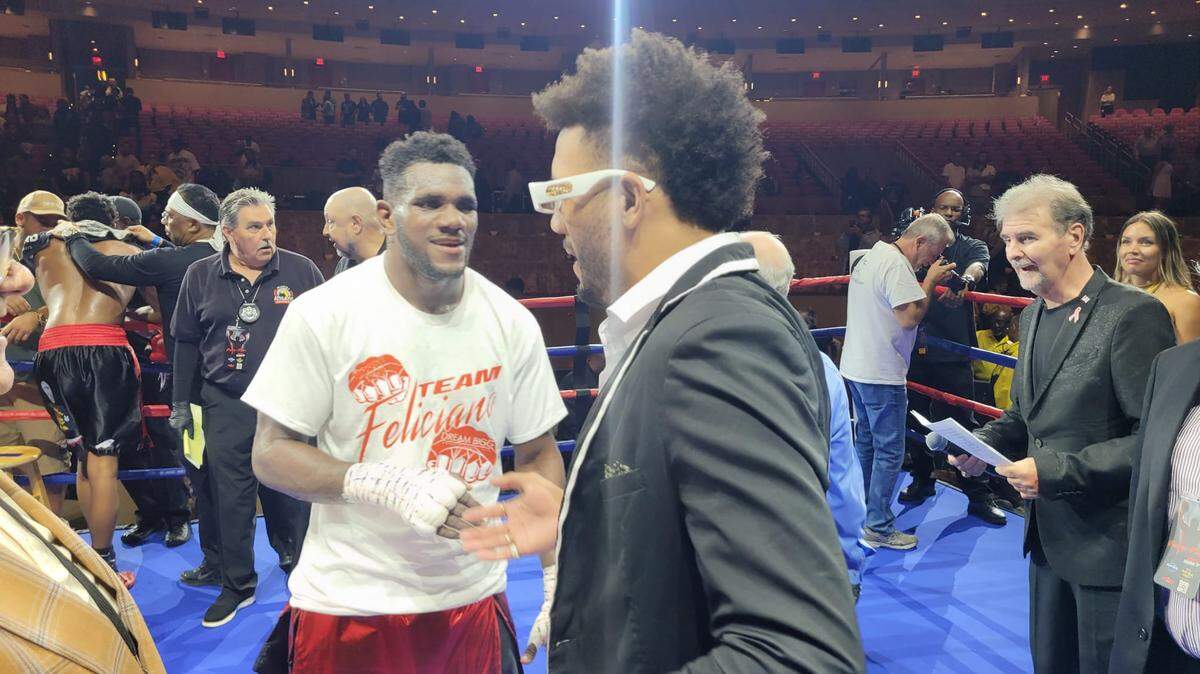 Cuando el cubano David Morrell suba al ring de la T-Mobile Arena el 1 de febrero para su esperada pelea contra David Benavídez, ya habrá peleado para ese momento un compatriota suyo. Yoenli Feliciano Hernández (D) será uno de los encargados de abrir la porción televisada del evento con sede en Las Vegas.