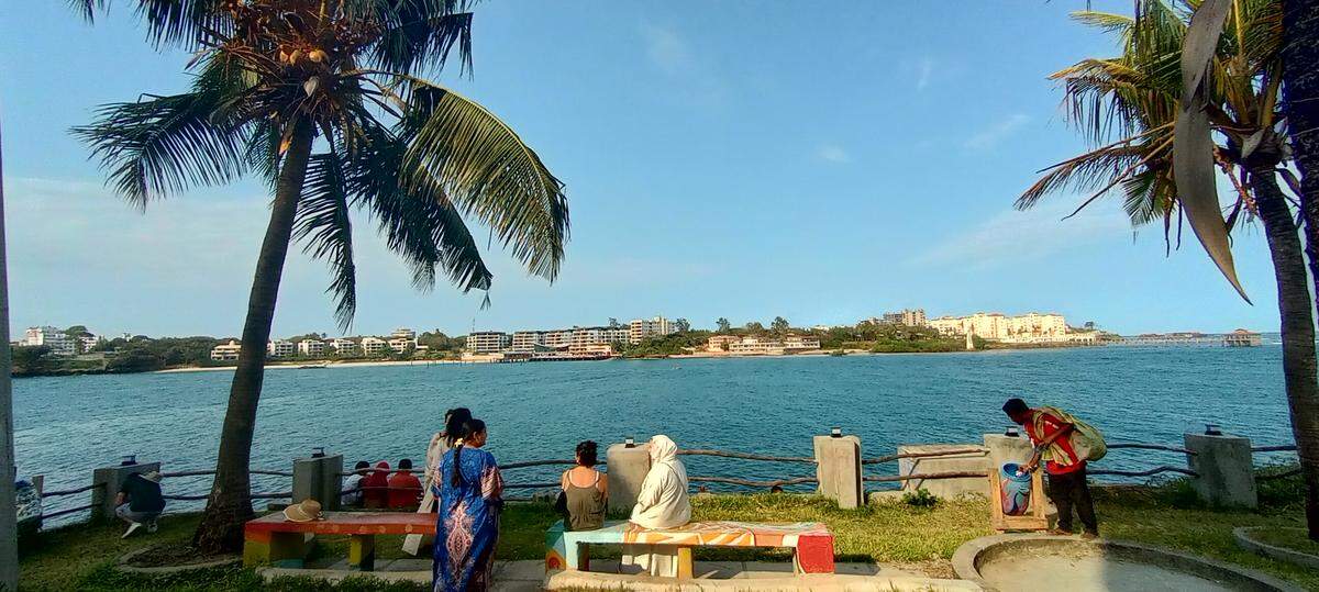 Los Jardines Árabes ofrecen los atardeceres más románticos de Mombasa.
