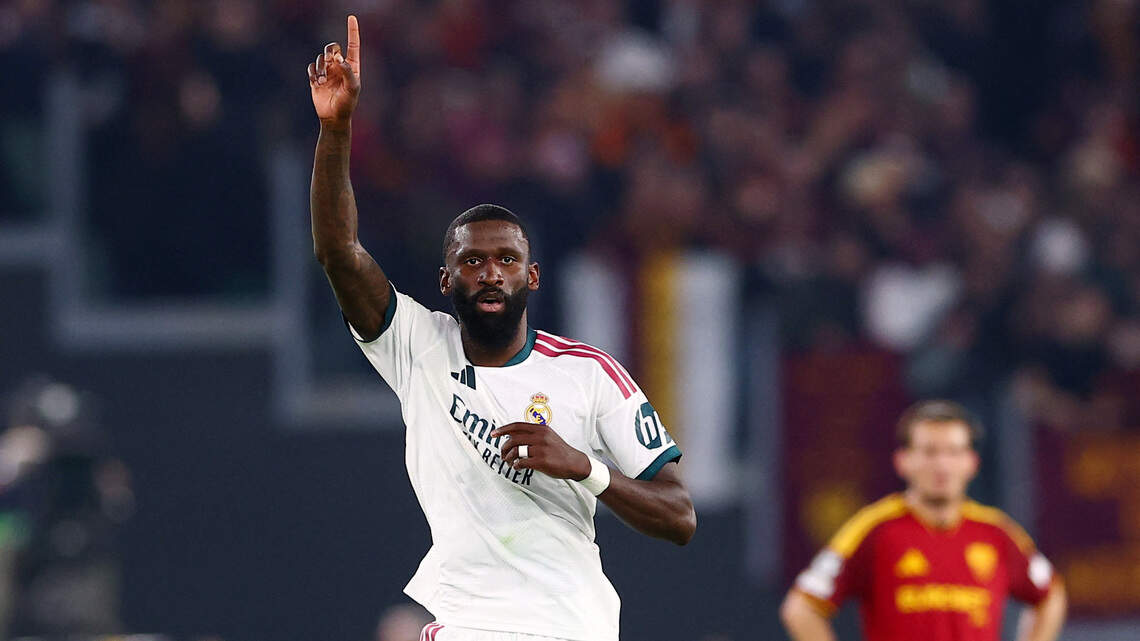 ¡Remontada de película! El Real Madrid derrota a la Roma con un gol agónico de Rudiger en la Champions