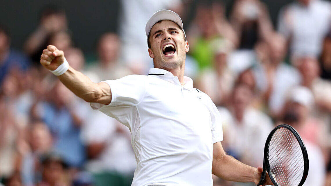 Era el 114 del mundo y lo invitaron. No respetó a nadie y ahora está en semifinal en el torneo de Wimbledon