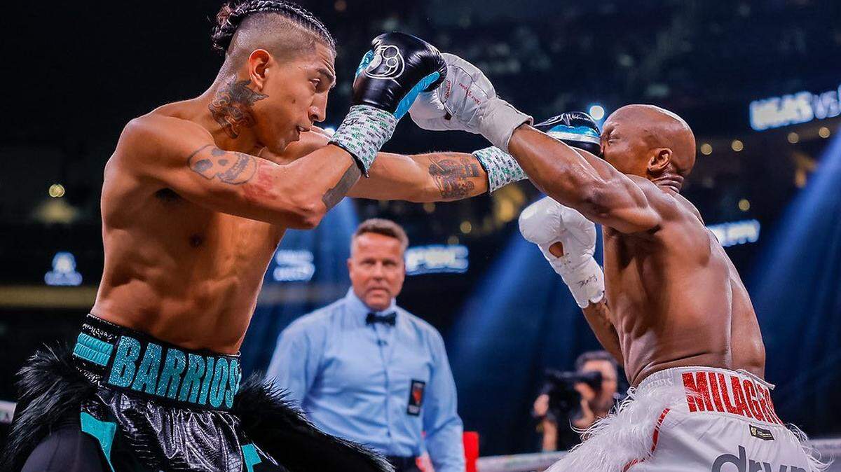 A pesar de todos sus esfuerzos, Yordenis Ugás no pudo conquistar una segunda faja mundial en el peso welter al caer por decisión unánime ante Mario “Azteca’‘ Barrios, en la velada de  Saúl “Canelo’’ Álvarez y Jermell Charlo en Las Vegas.